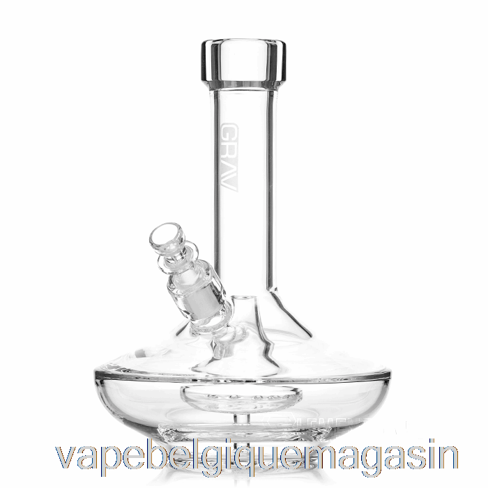 Vape Shop Bruxelles Grav Petite Pipe à Eau à Base Large Claire